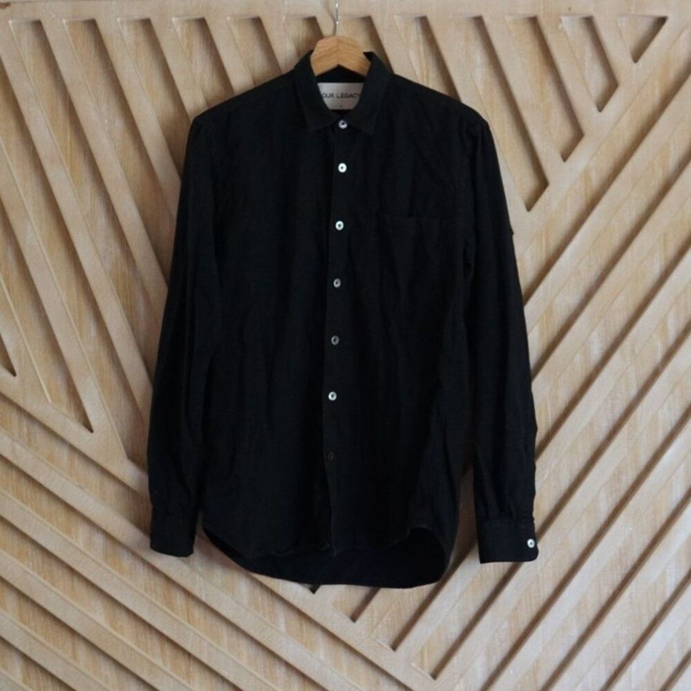 Our Legacy Black Button Up Shirt